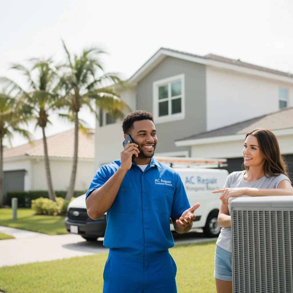 AC Repair Pompano Beach customer support in Blanchard